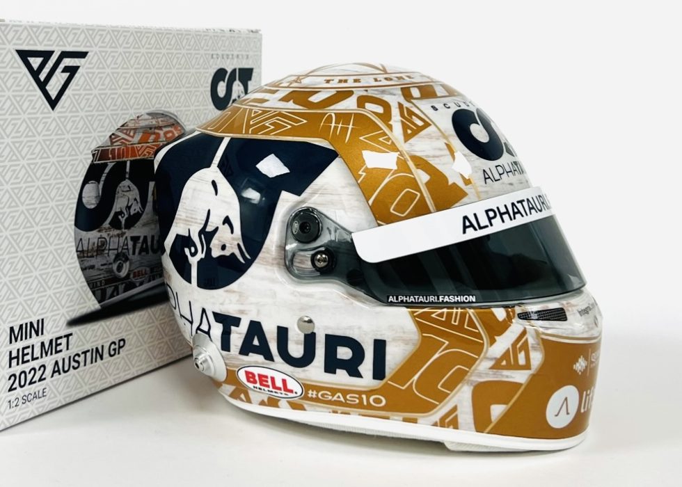 Casque de F1 Formule 1 AlphaTauri 2022 replica 1:1 Bell signé par