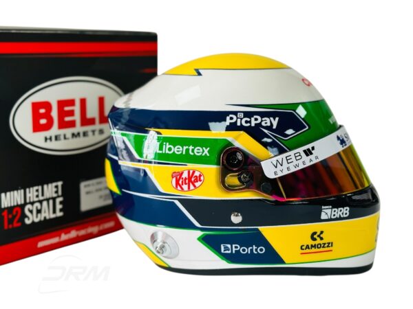 Gabriel Bortoleto 2025 Sauber Bell 1:2 Helmet - Image 2