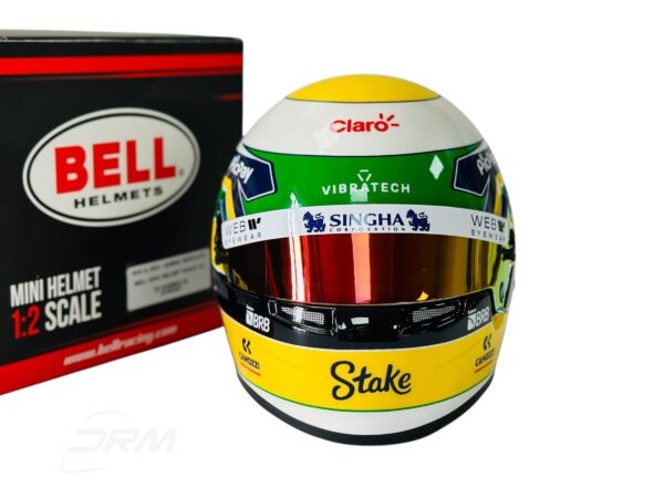Gabriel Bortoleto 2025 Sauber Bell 1:2 Helmet - Image 3