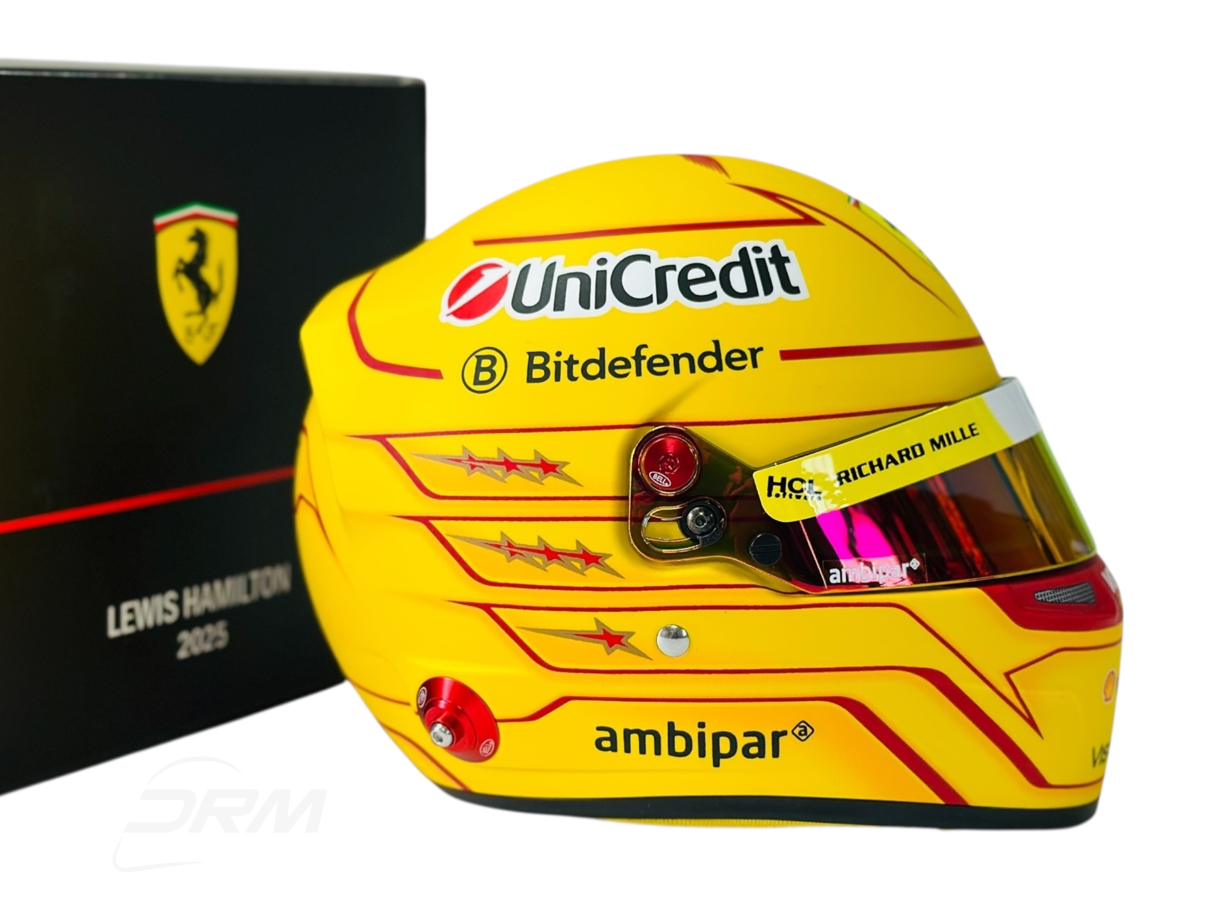 Ferrari Lewis Hamilton Crash Helmet Lewis Hamilton 2025 Ferrari