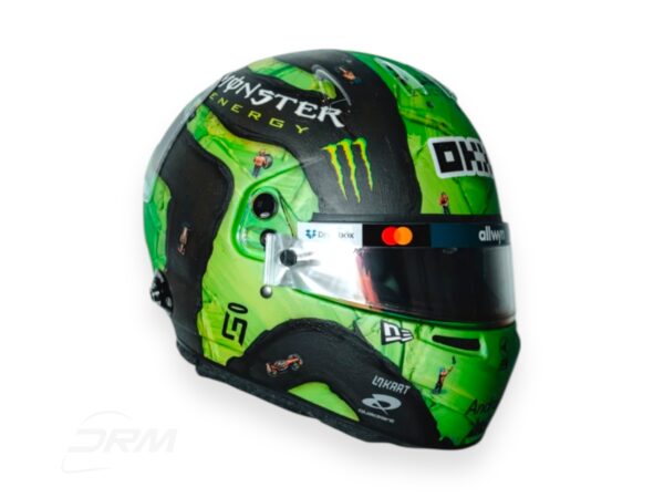 BELL HELMET CASCO HELMET F1 LANDO NORRIS TEAM McLAREN N 4 3rd BRITISH GP 2024 VARIOUS