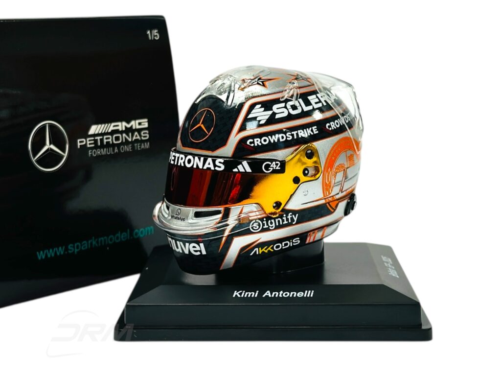 Kimi Antonelli 2025 Mercedes British GP Bell Spark 1:5 Helmet