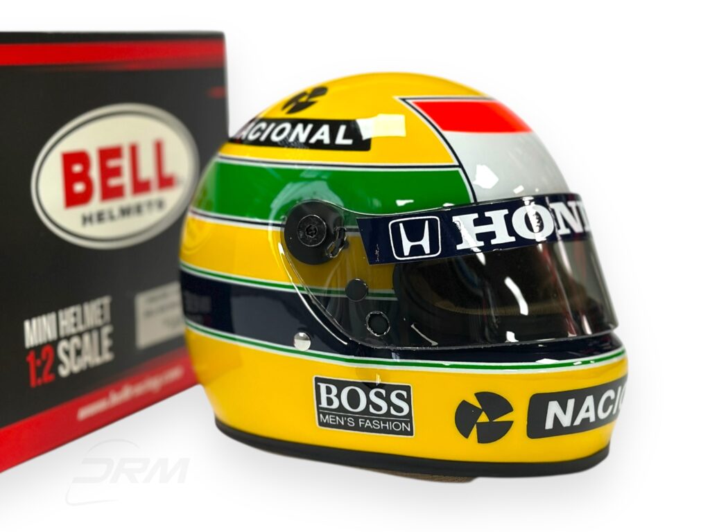 Damaged Boss Decal Ayrton Senna 1988 McLaren Bell 1:2 Helmet