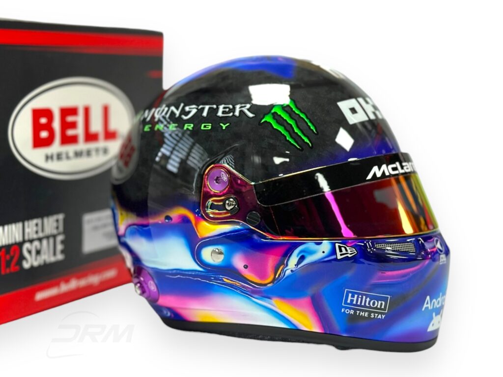 Lando Norris 2024 McLaren Winner Singapore GP Bell 1:2 Helmet - Supplied In Black Bell Box
