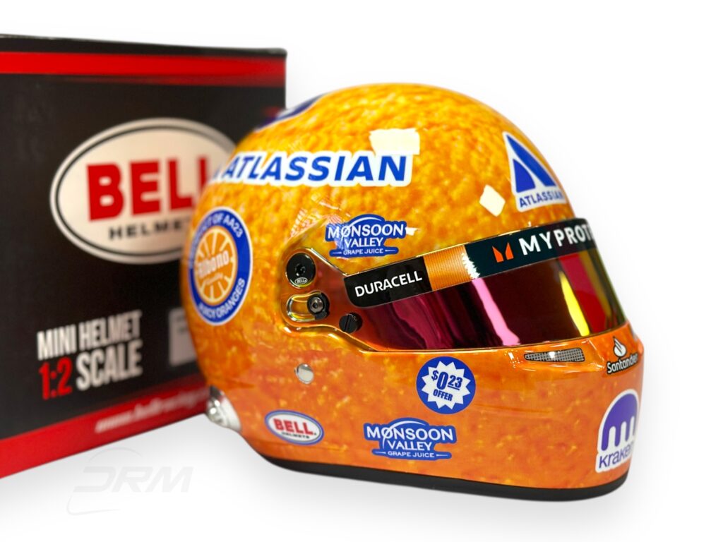 Alex Albon 2025 Williams Miami GP Bell 1:2 Helmet