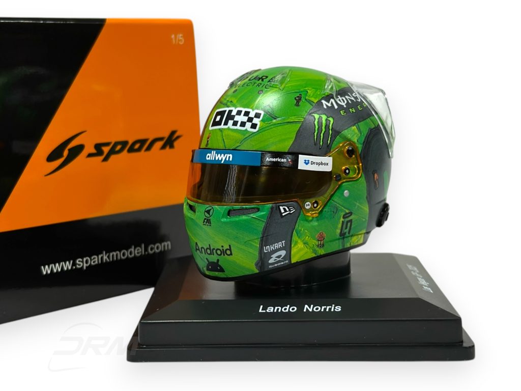 Lando Norris 2025 McLaren Las Vegas GP Bell Spark 1:5 Helmet