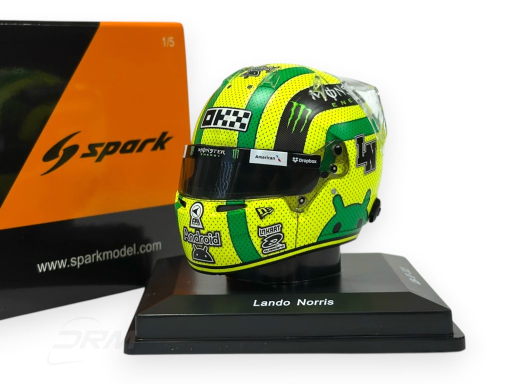 Lando Norris 2025 McLaren Austin GP Bell Spark 1:5 Helmet