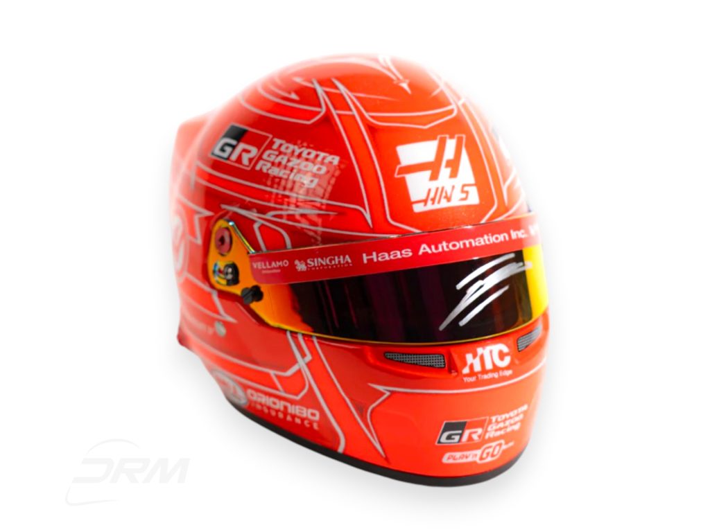 Signed Esteban Ocon 2026 Haas Bell 1:2 Helmet