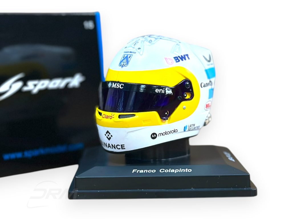 Franco Colapinto 2025 Alpine USA GP Bell Spark 1:5 Helmet