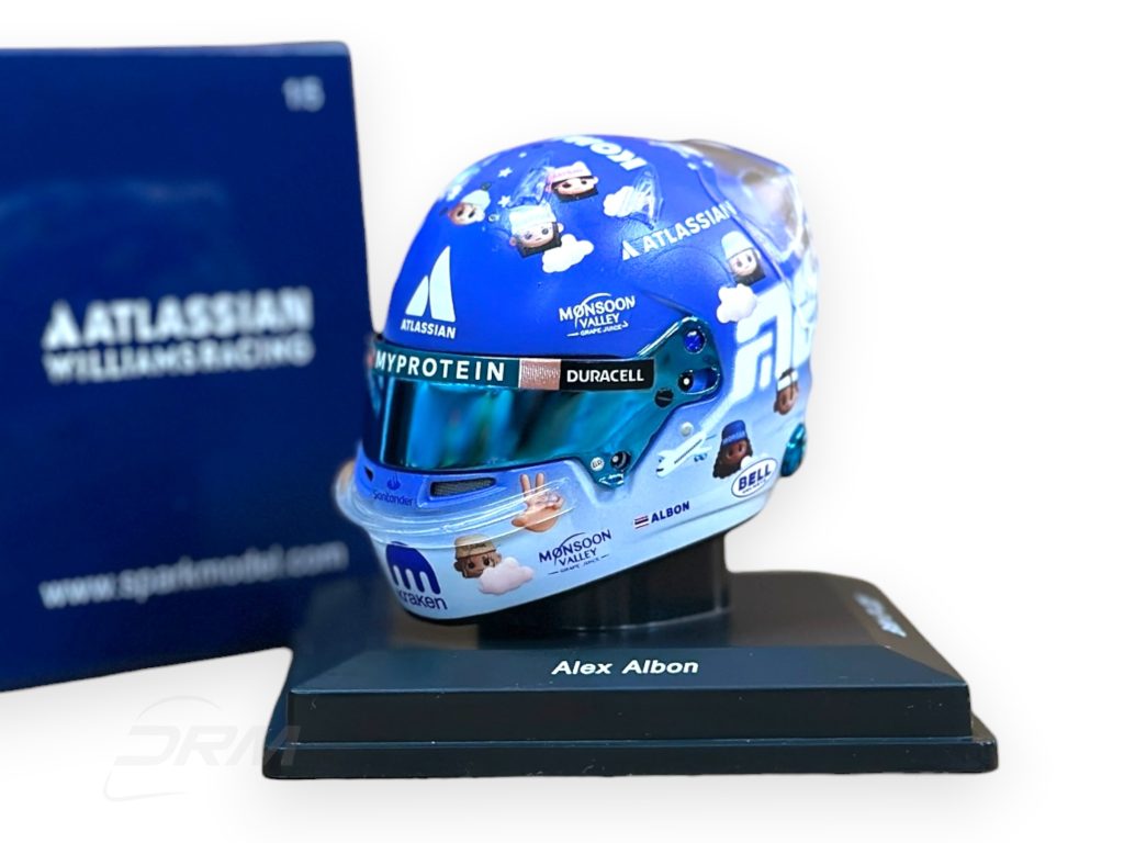 Alexander Albon 2025 Williams British GP Bell Spark 1:5 Helmet