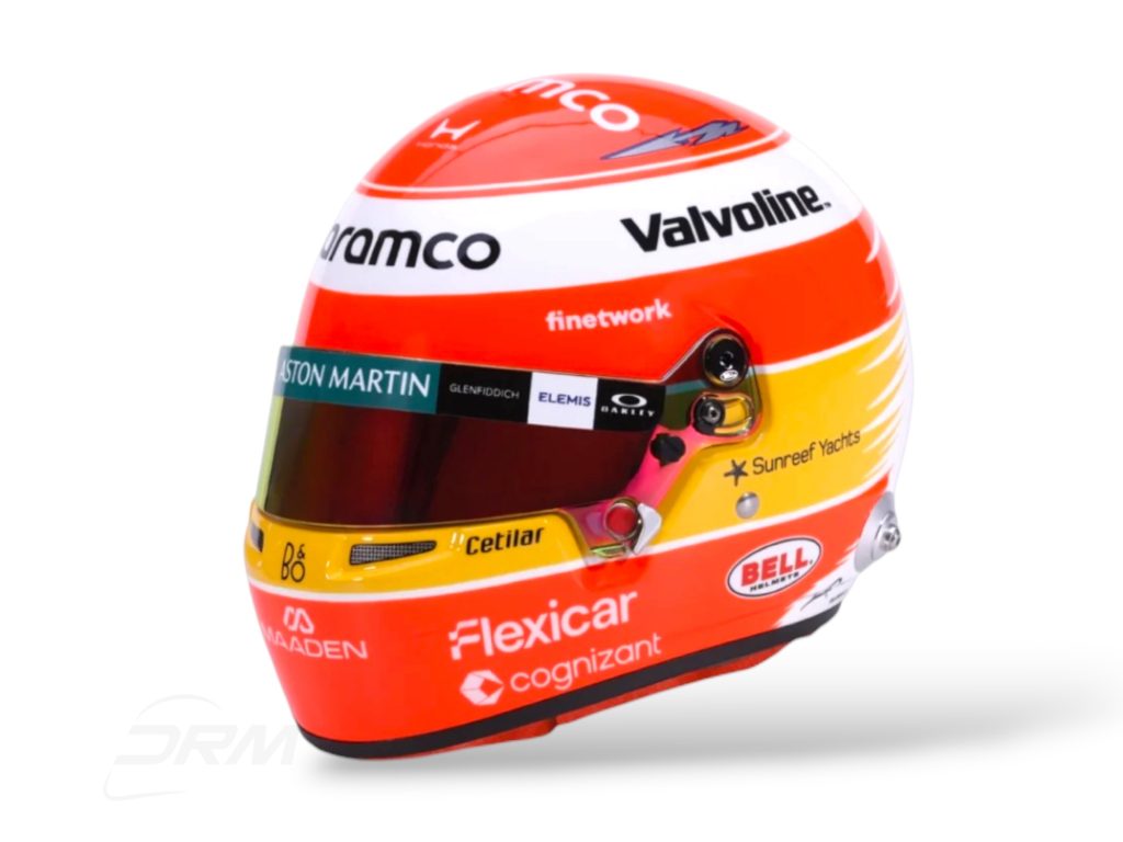 Fernando Alonso 2026 Aston Martin Italian GP Bell 1:2 Helmet