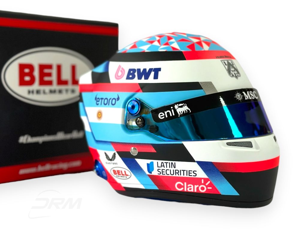 Franco Colapinto 2026 Alpine Bell 1:2 Helmet