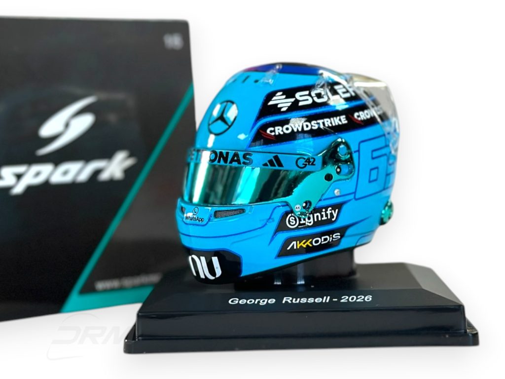 George Russell 2026 Mercedes Bell Spark 1:5 Helmet