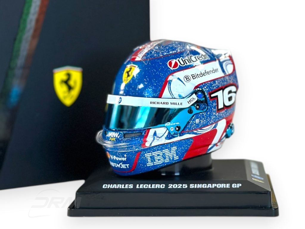 Charles Leclerc 2025 Ferrari Singapore GP Bell LookSmart Spark 1:5 Helmet